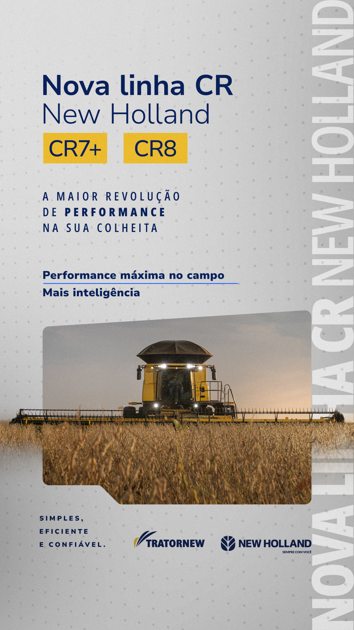 Story Nova Linha CR Colheitadeira Tratornew Peça 02