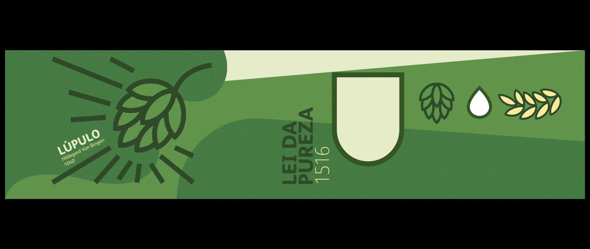 Grafismo Heineken - Ilustração Iconográfica da História da Cerveja Painel 2