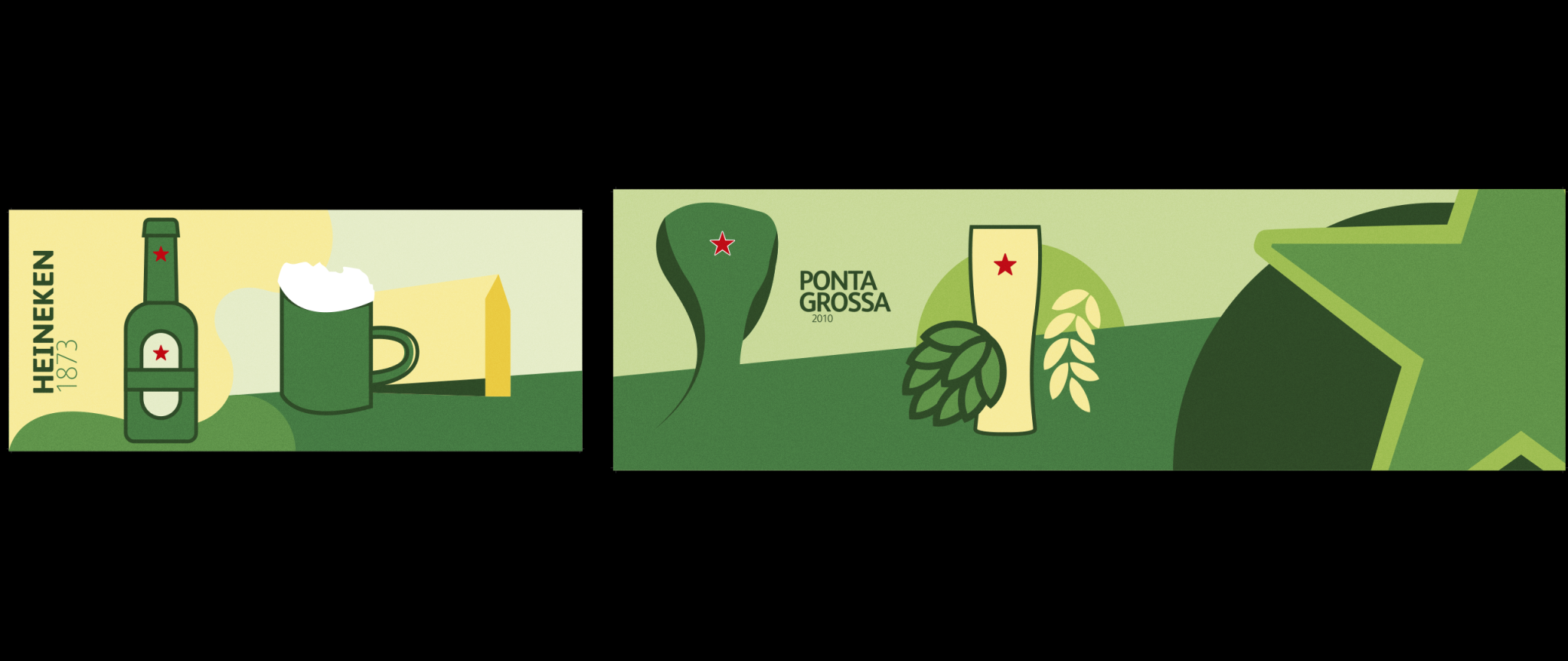 Design de Espaço Heineken - Aplicação de Guideline de Marca Painel 3